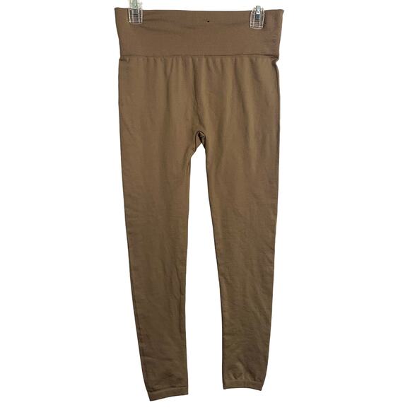 Stitch Fix One 5 One Brown Basket Weave Leggings - Picture 1 of 9